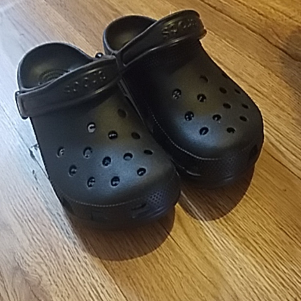 Classic Black Crocs